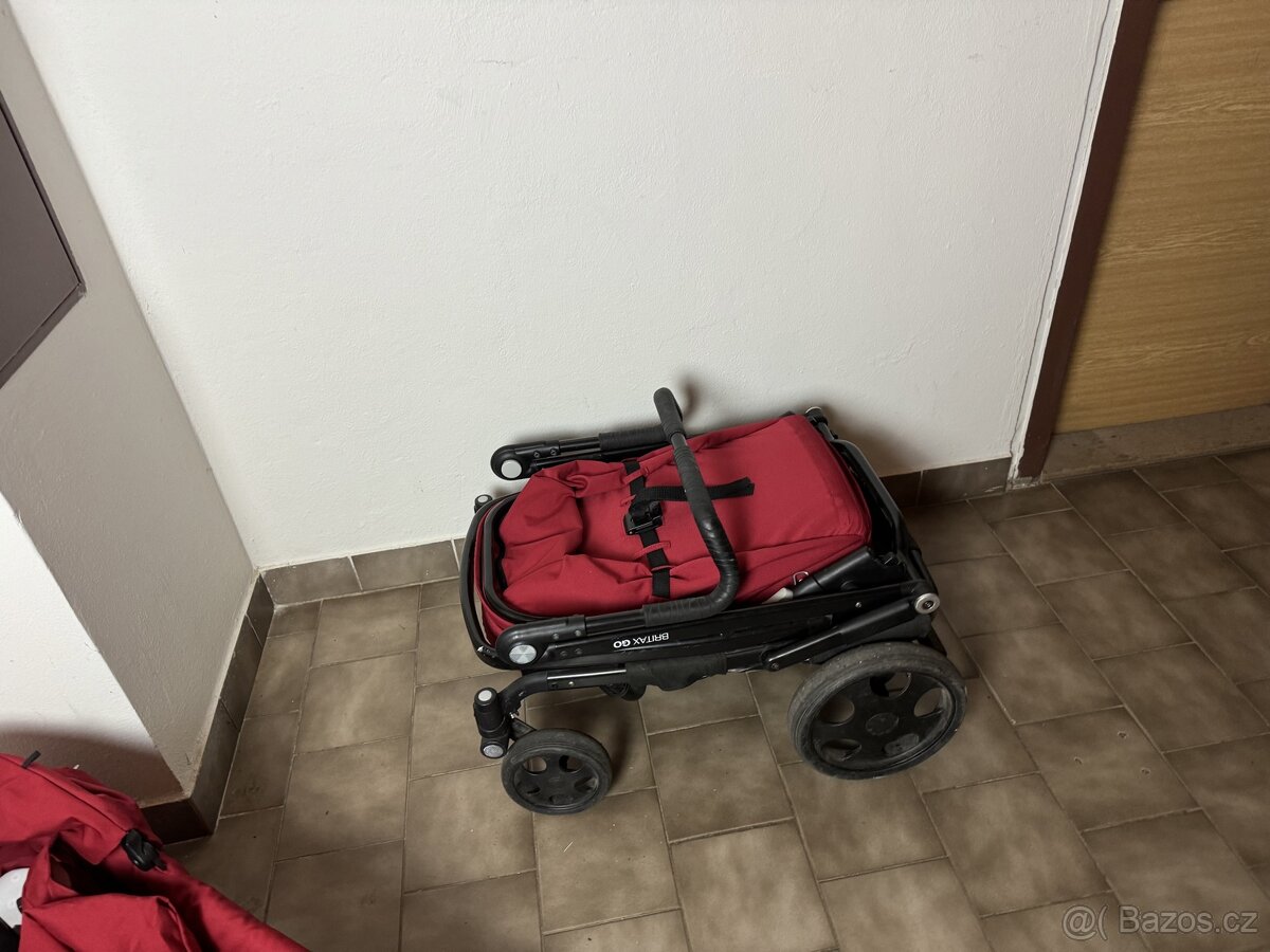 Britax GO 3kombinace s doplňky Flame Red+iPhoneSE128GB dárek - 9