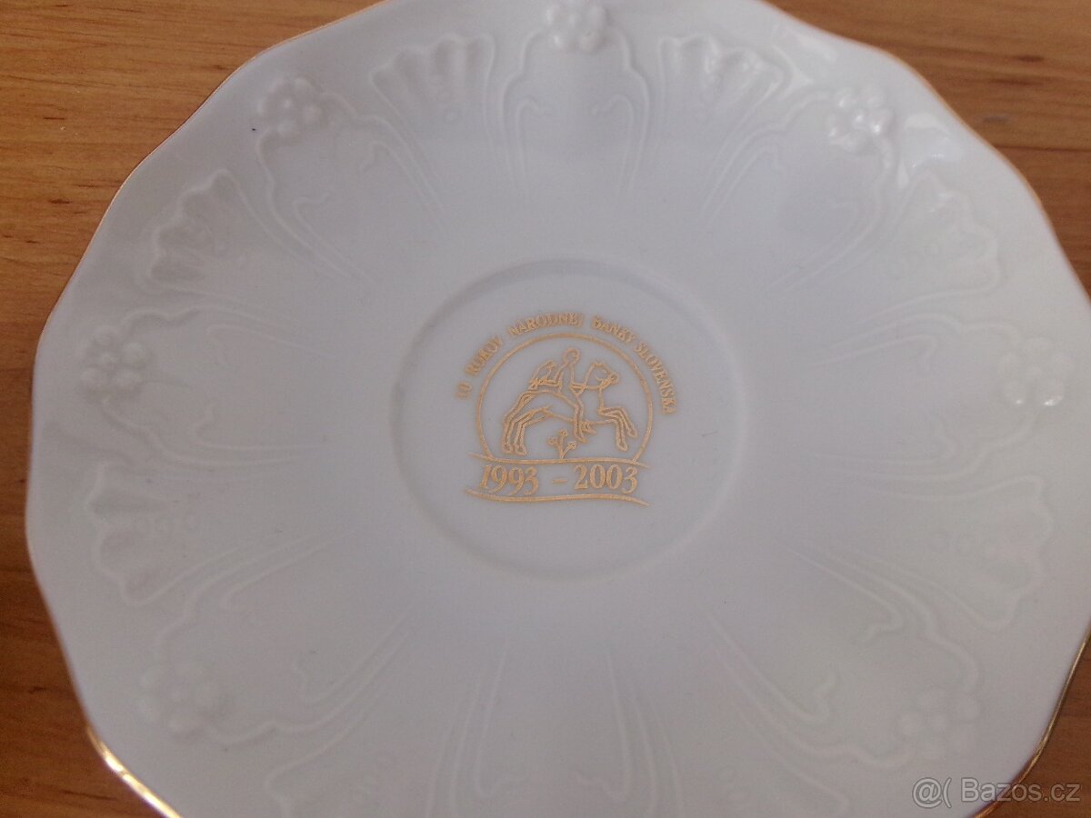 Národná banka Slovenska - 10 let,šálek s podšálkem - 9