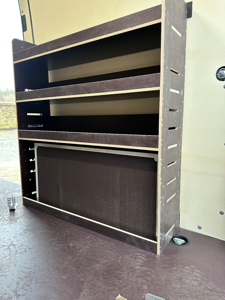 Regály, vestavba do Dodávky,furgon, CNC-Skladem - 9