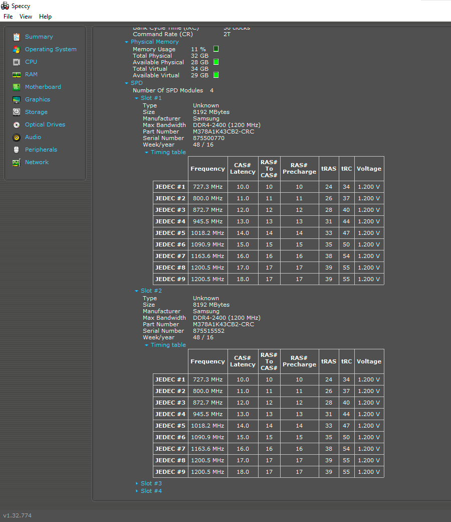 Operační paměť DDR4 Ballistix Sport (KIT) | Samsung | Hynix - 9
