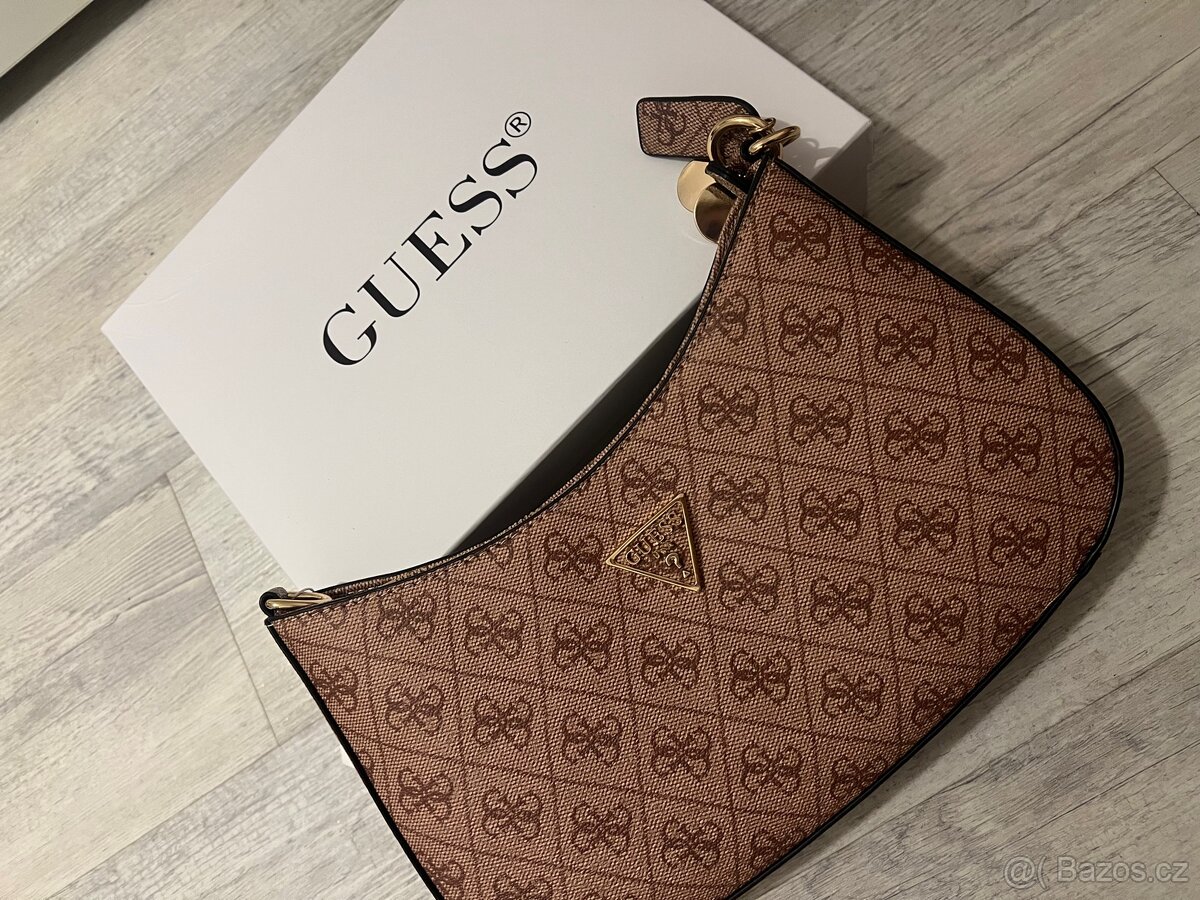 GUESS hnědá kabelka - 9