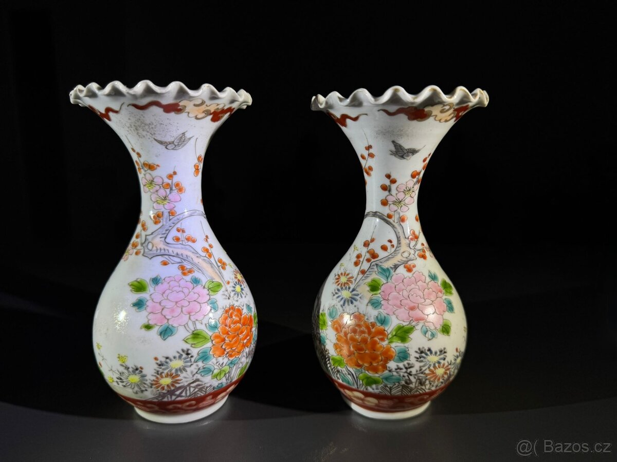 Párové vázičky Imary Japonsko 1920 -1950 - 9