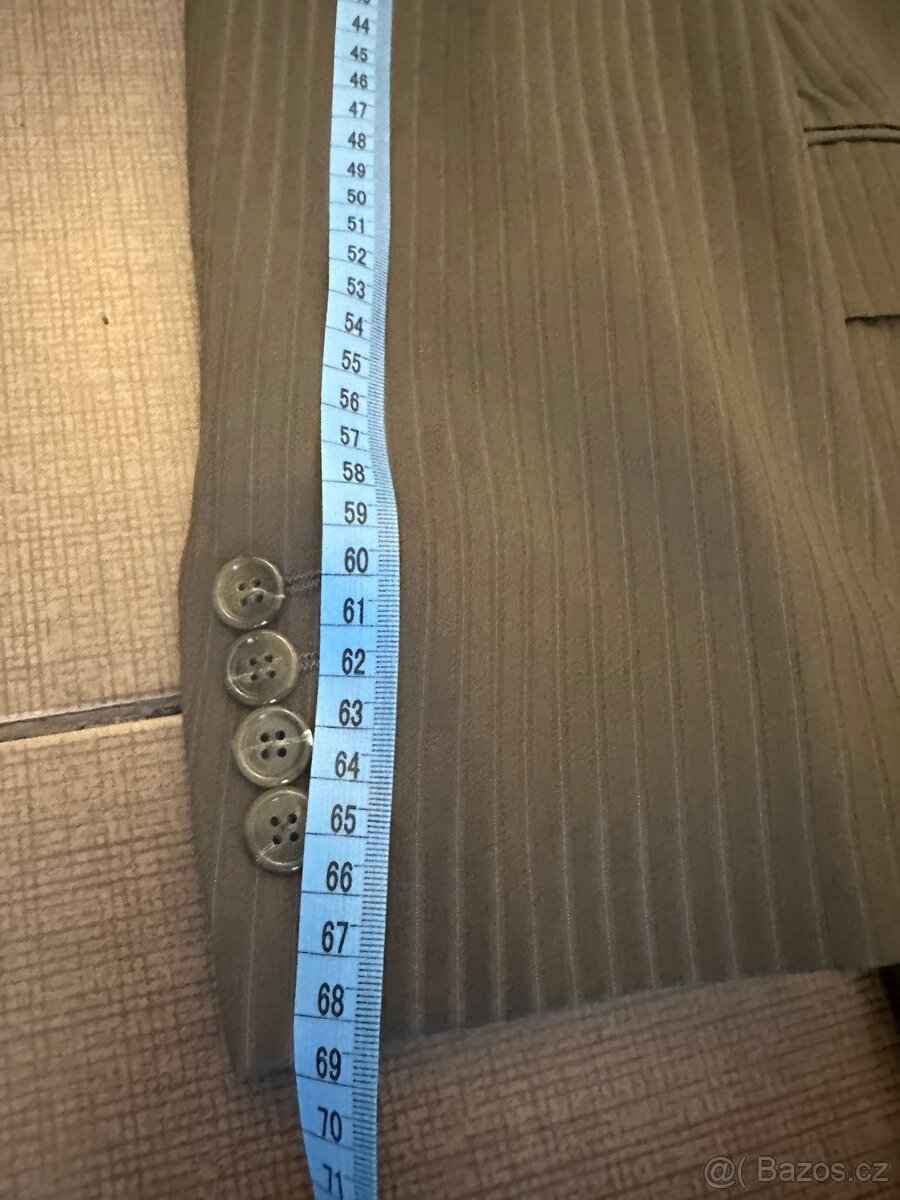 Vintage zelený pánský oblek (Green suit retro) - 2 kusy - 9