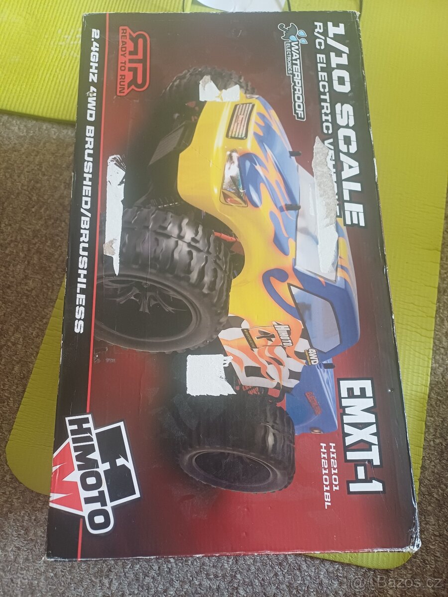RC auto Himoto Monster EMXT-1 4WD ART 1:10 + 7 baterií - 9