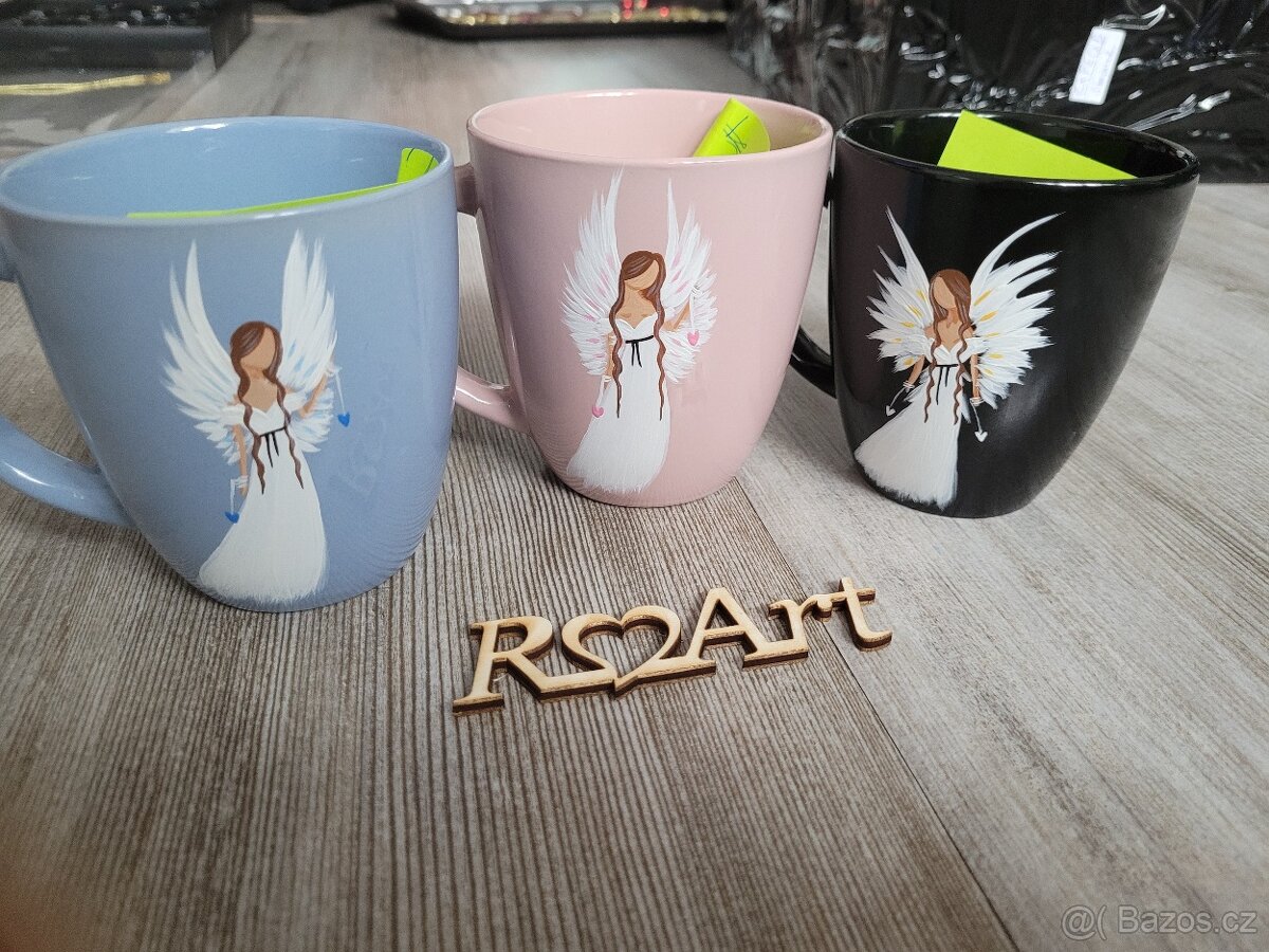 Různé andělské hrnky ,obrázky... - 9