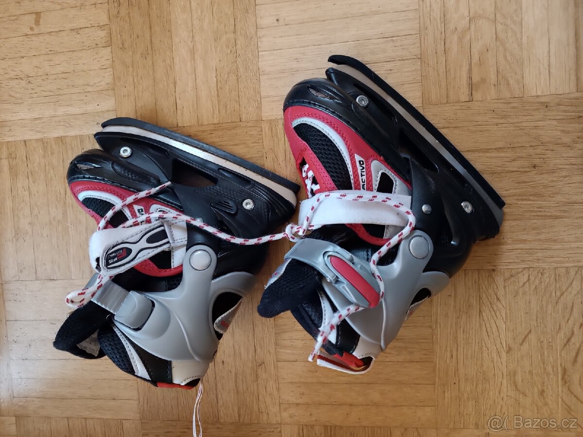 Dětské chlapecké brusle na led rostoucí velikost 30-33 - 9