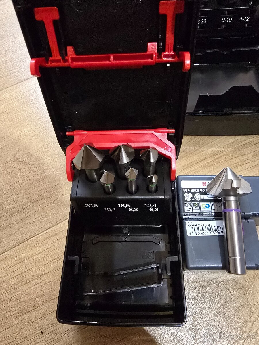 Wurth sadá vrtákov HARD stupňove vrtáky zahlbniki nové - 9