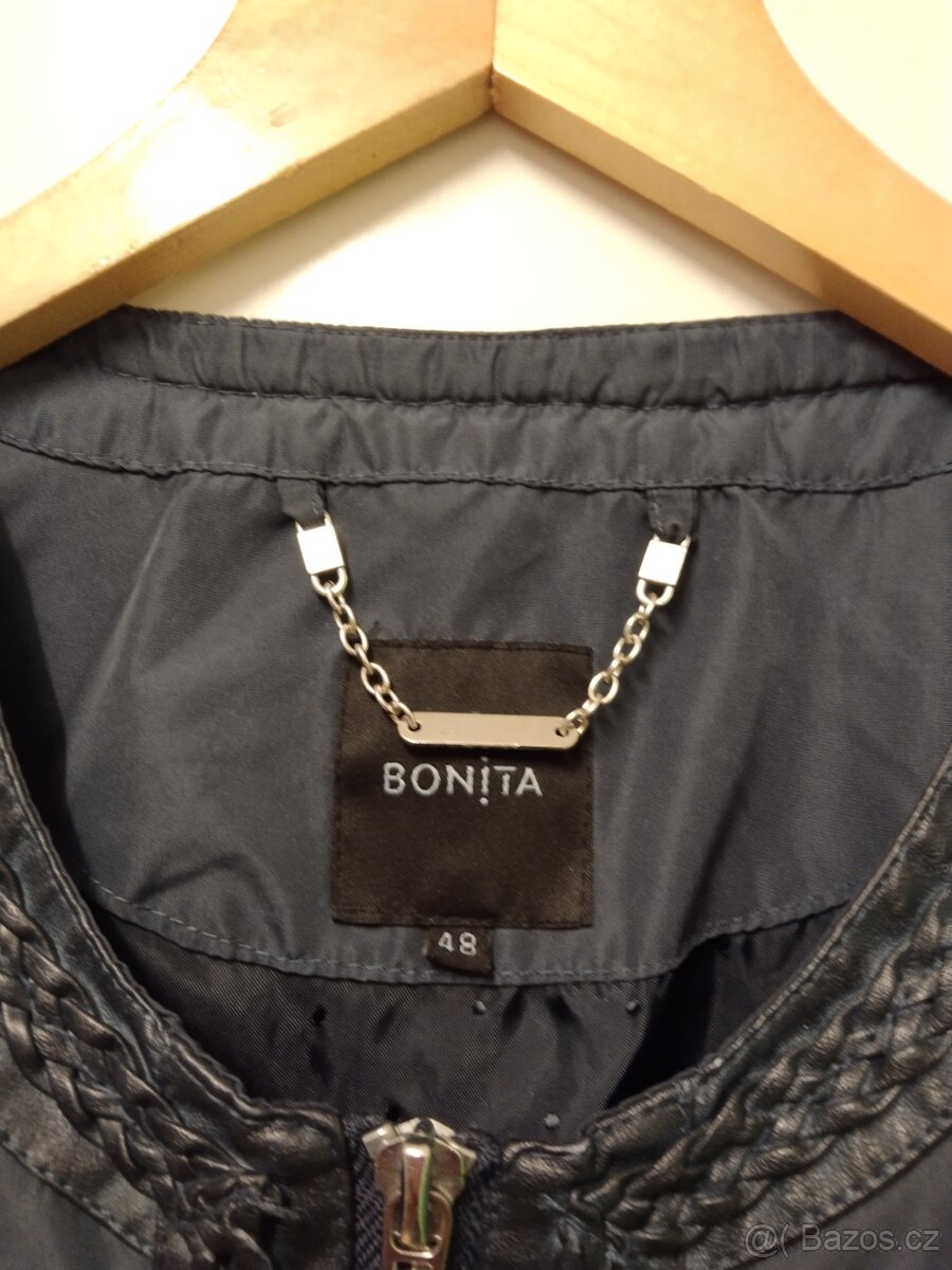 Bonita podzimní dámská modrá bunda.Velikost spíš 46. - 9