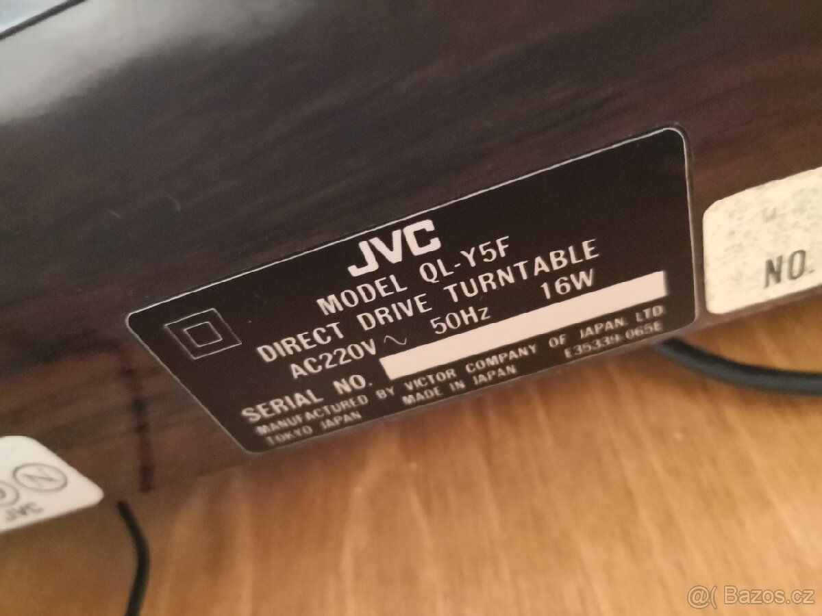 Gramofon JVC QL-Y5F + ORTOFON BRONZE po servisu, ze sbírky - 9