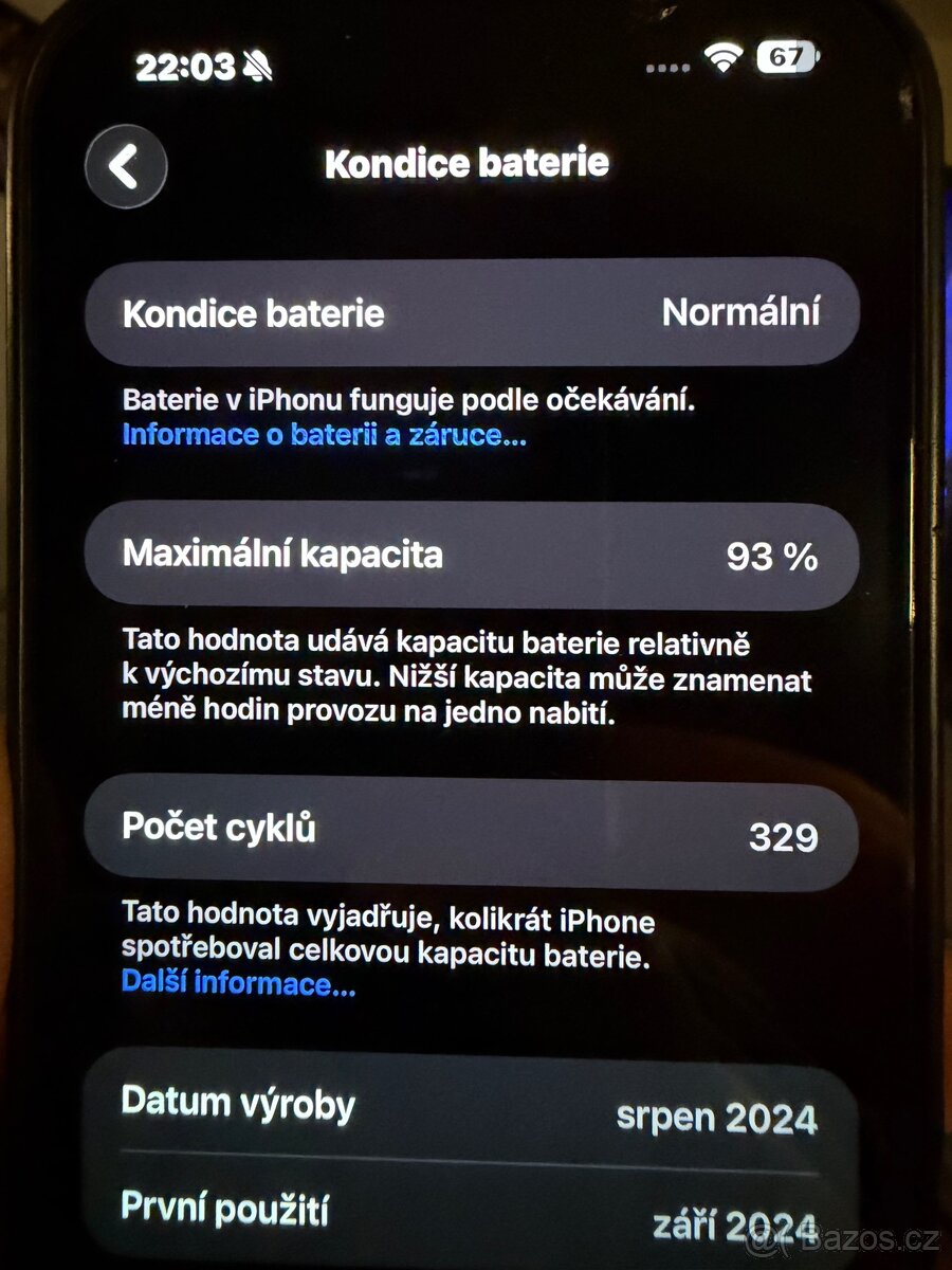 IPhone 16 PRO MAX 256GB Černý - 9