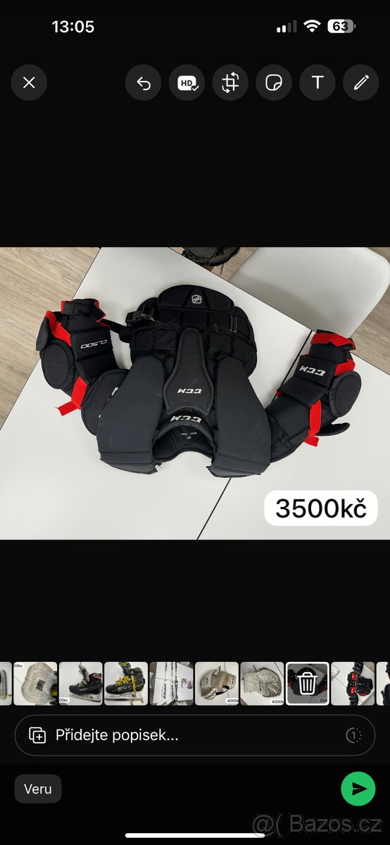 Hokejová Brankářská výstroj - 9