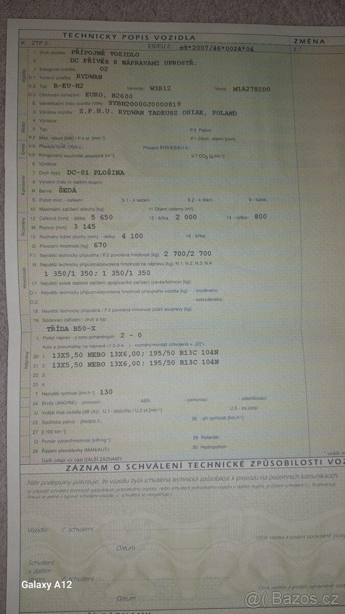 Přívěsný vozík Rydwan - 9