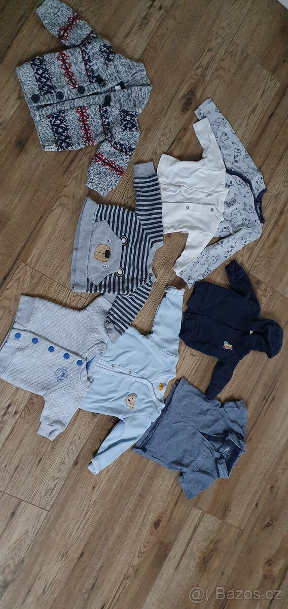 Dětské teplé oblečení- velikost 50-62 - 9