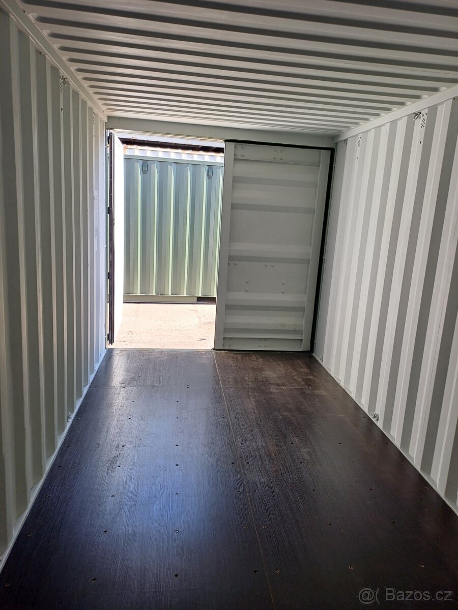 Lodní kontejner 20´ po první cestě, RAL 6007 - 9