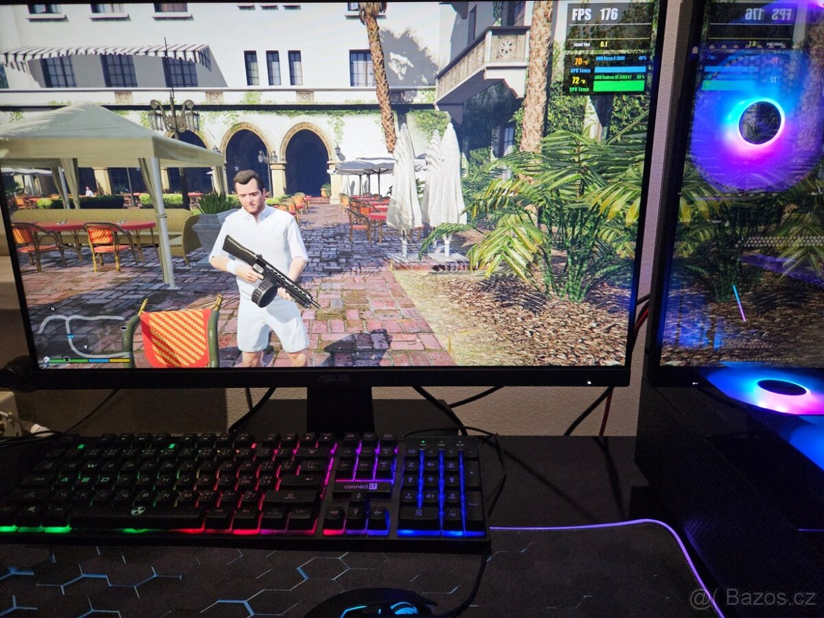 🔥 Herní PC Ryzen 5|RX5700XT|16GB|1TB SSD|WiFi|ARGB - 9