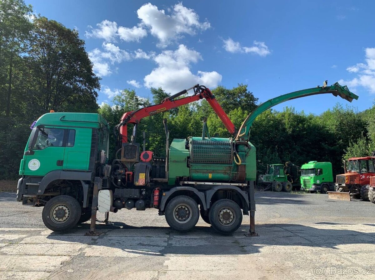 Štěpkovač MAN - JENZ 6x4 /8148/ - 9