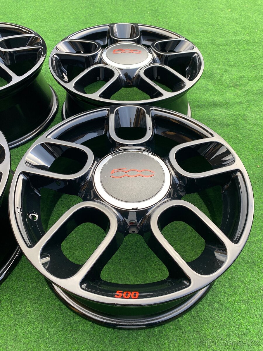 ALU KOLA FIAT 500 4X98 R15’ BLACK EDITION - 9
