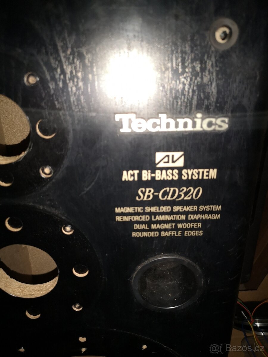 HiFi reprodebny TECHNICS SB-CD 320 - poškozené na ND - 9