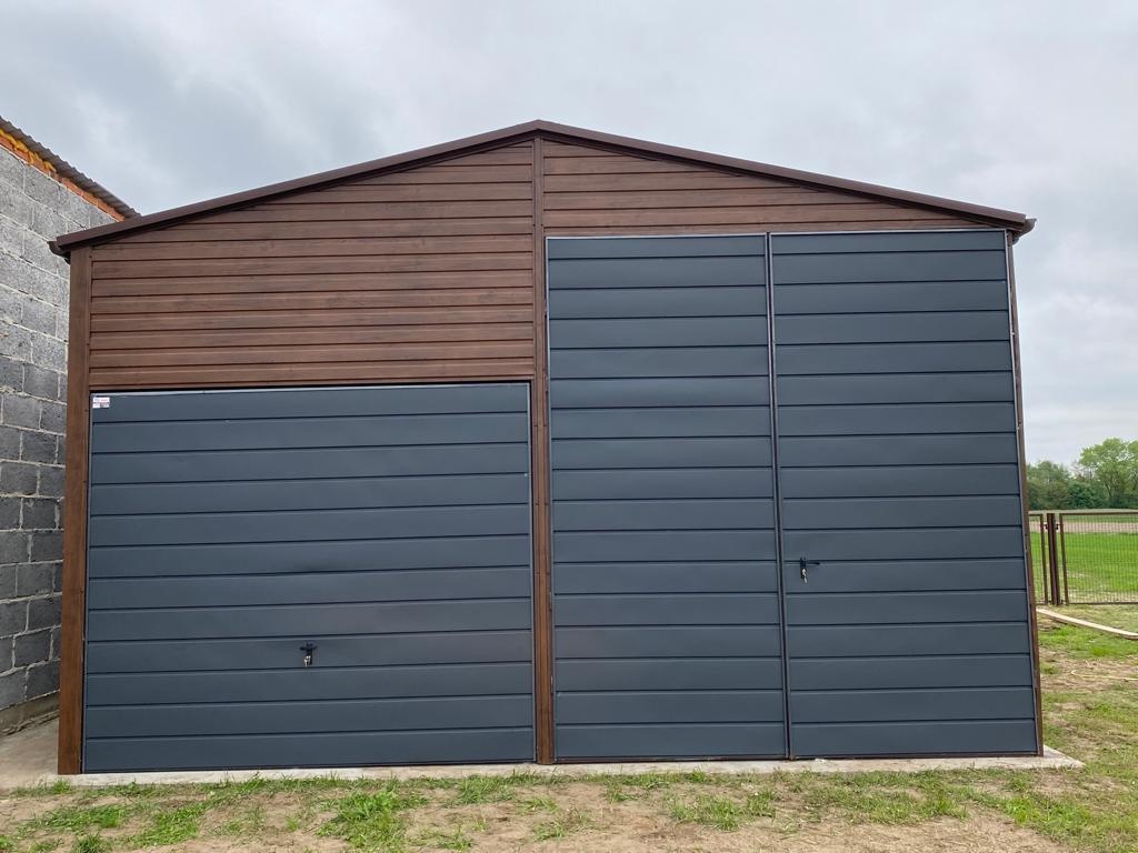 MONTOVANÁ HALA PLECHOVÁ 6x8M, SERVIS, SKLAD, VÝROBA - 9