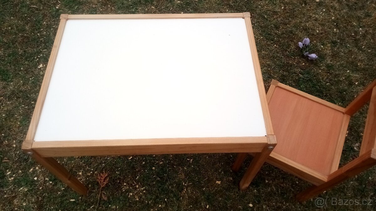 Dětský stolek a jedna židle IKEA - 9