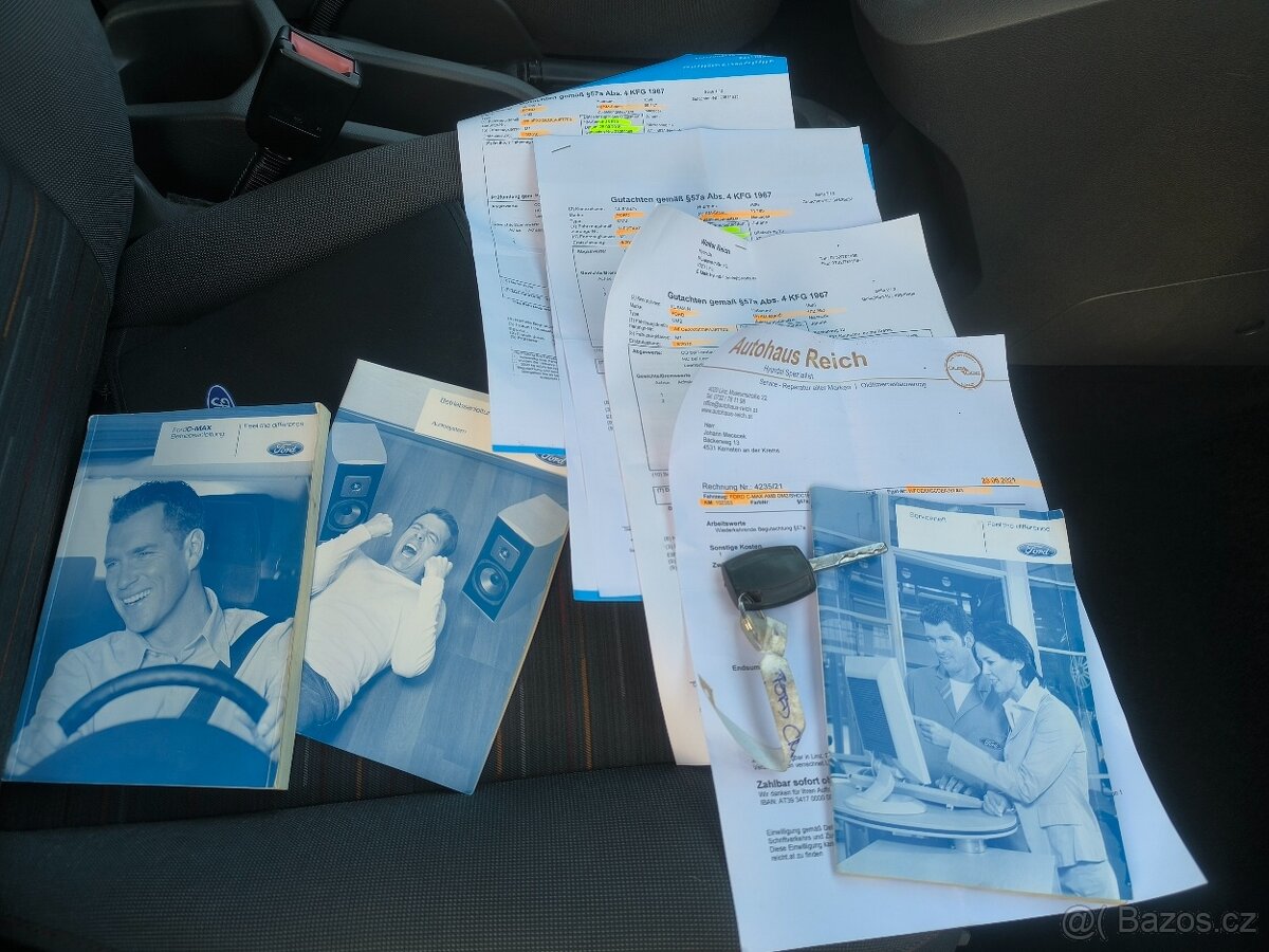 Ford C-MAX, KRÁSNÝ,145TKM,SERVISKA,1MAJ68L - 9