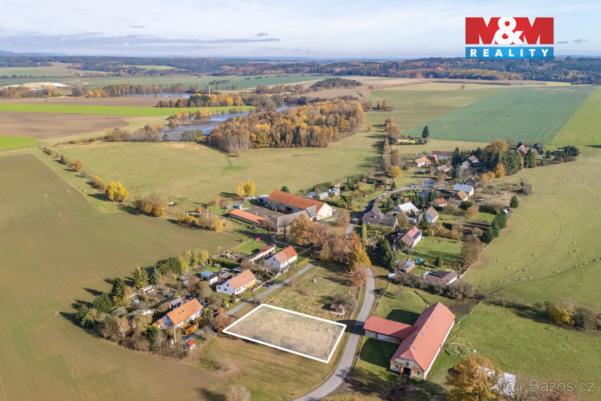 Prodej pozemku k bydlení, 1289 m², Nový Dvůr u Boru - 9