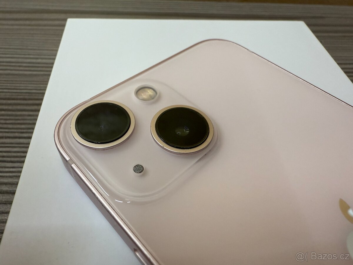 Apple iPhone 13 mini 128GB růžový, baterie 100% - 9