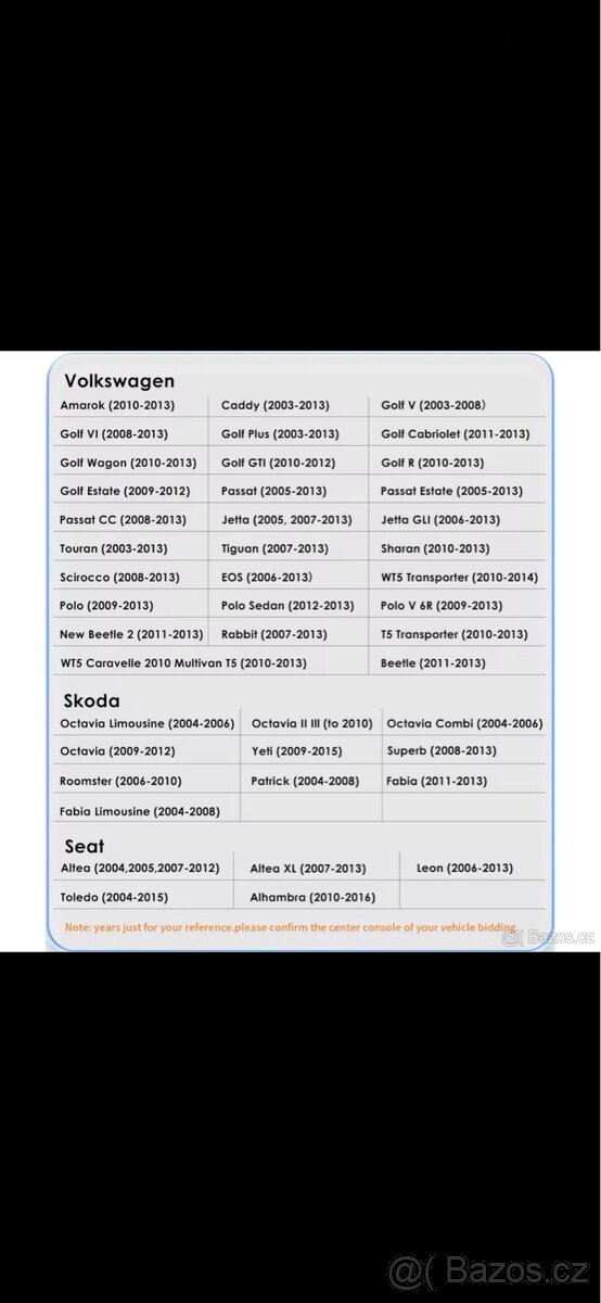 2 din autorádio pro koncernové vozy Carplay - 9