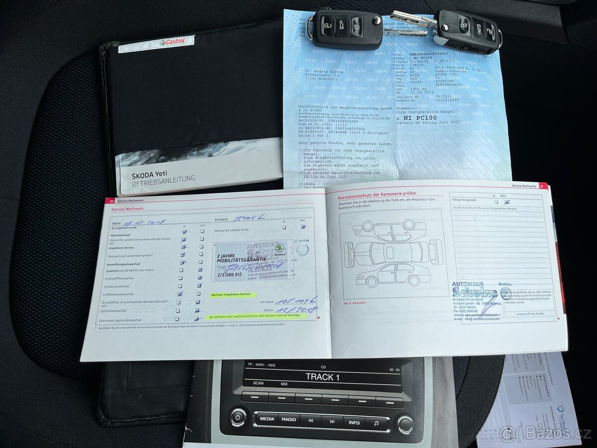 ŠKODA YETI 1.6 TDI SERVISNí KNIHA 118.970 km - 9