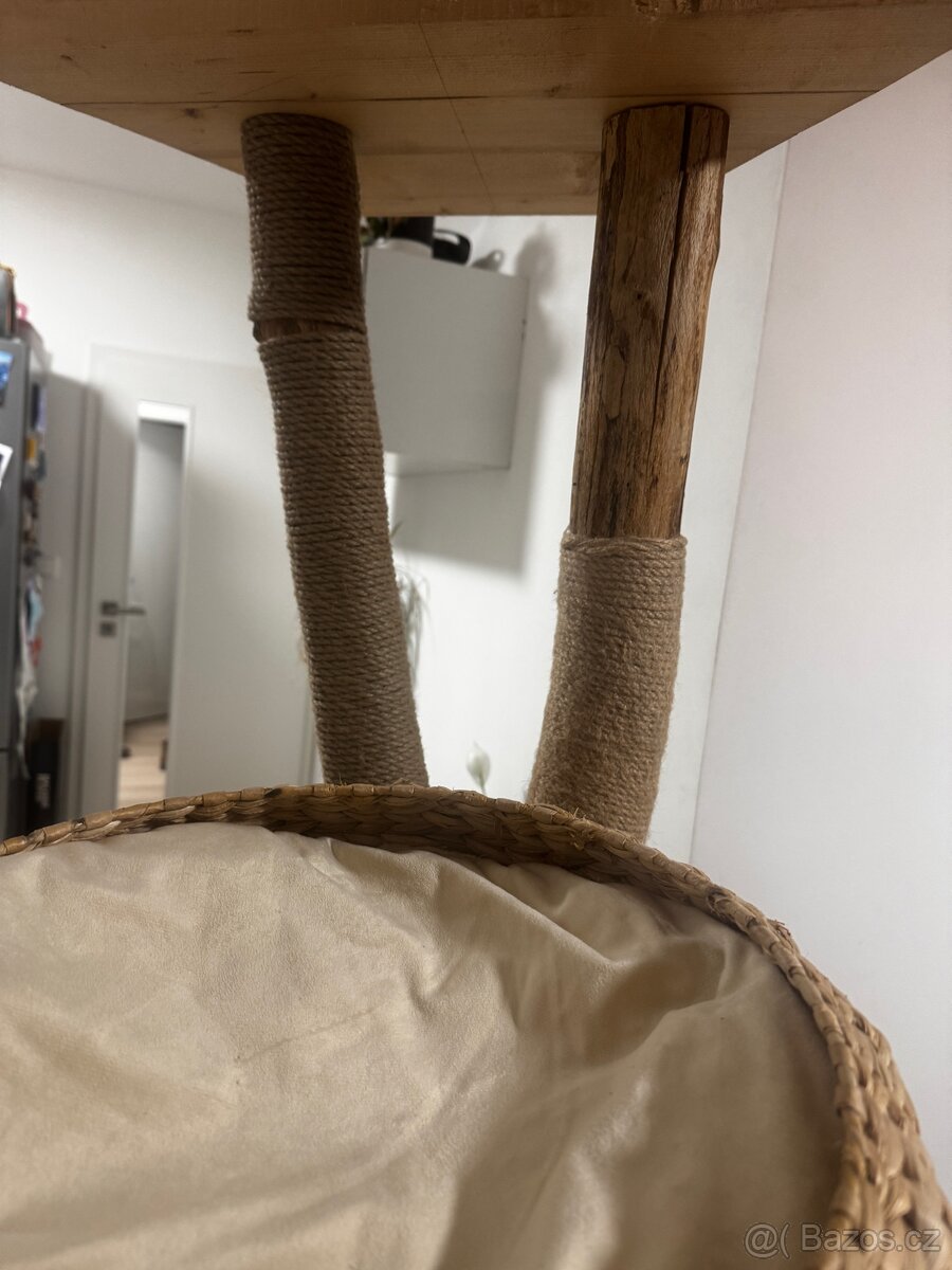 Kočičí strom - škrabadlo masiv - 9