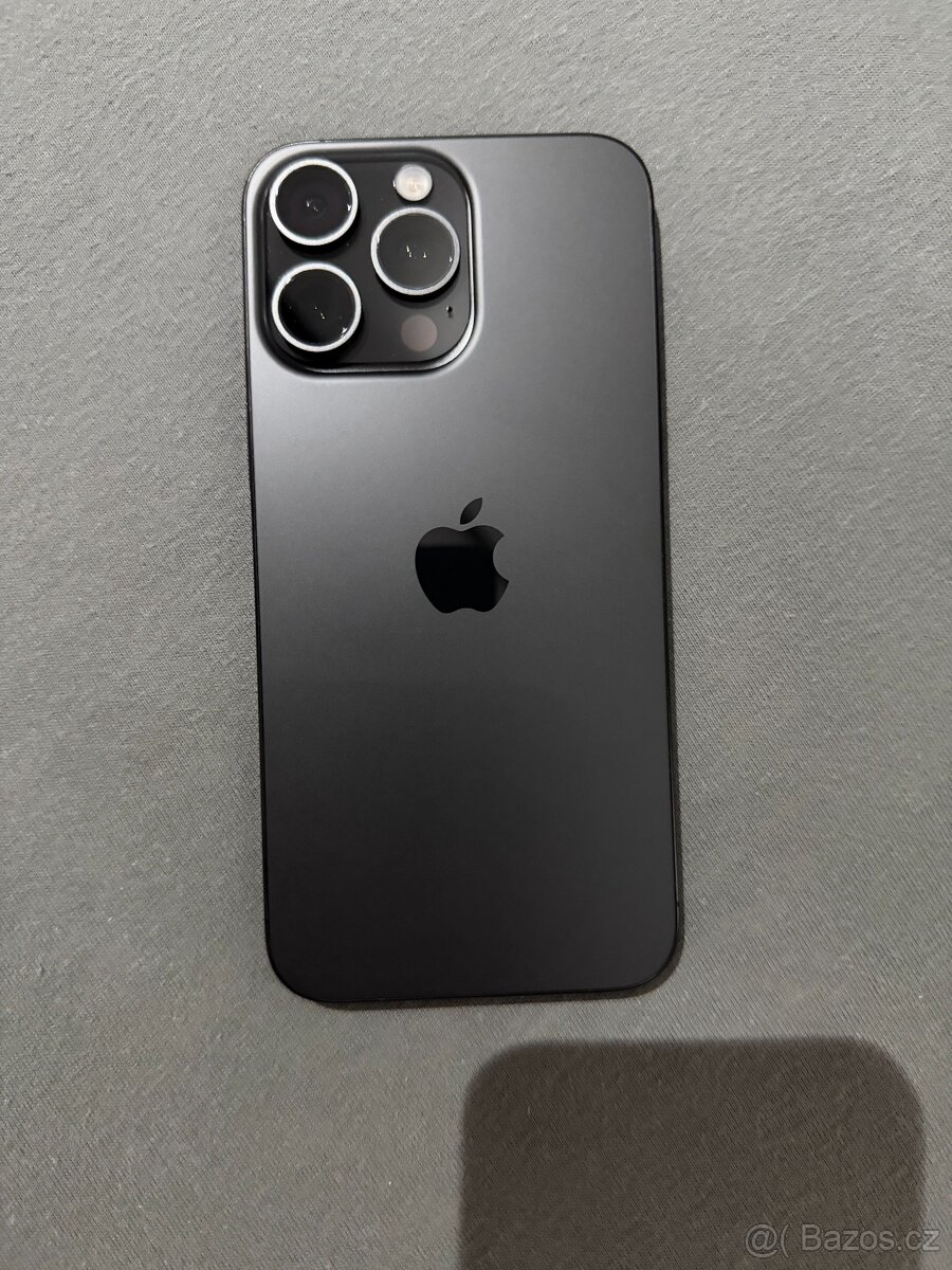 Prodám Apple IPhone 15 pro max s pamětí 256 GB černý titan - 9