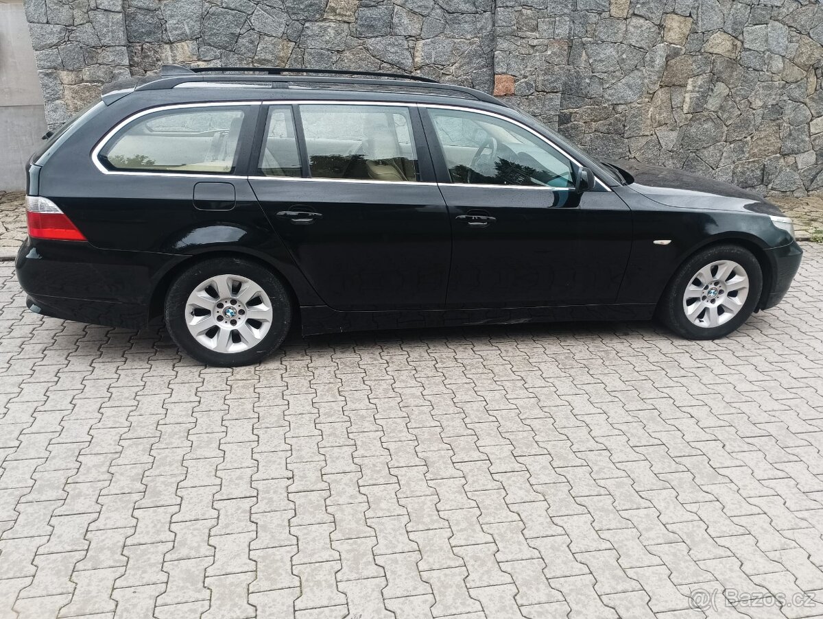 BMW 520D kožený interiér E61 - 9