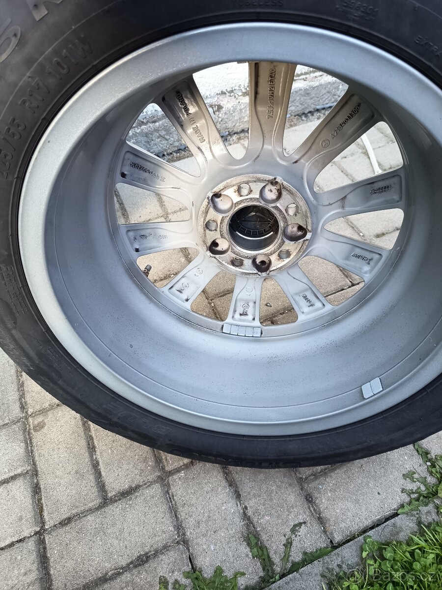 Originální sada kol Mercedes Benz 5x112R17 - 9