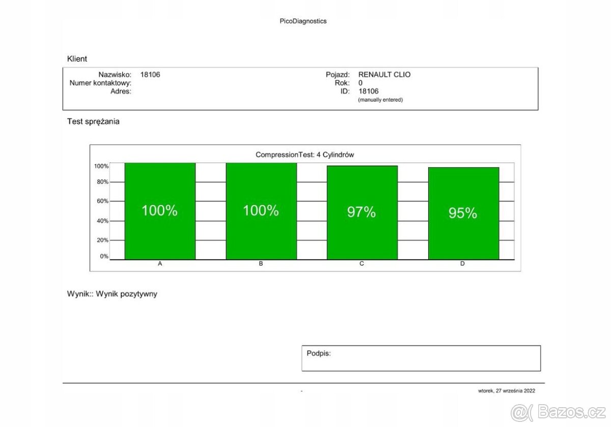 MOTOR RENAULT CLIO III 1.5dCi K9K770 - 9