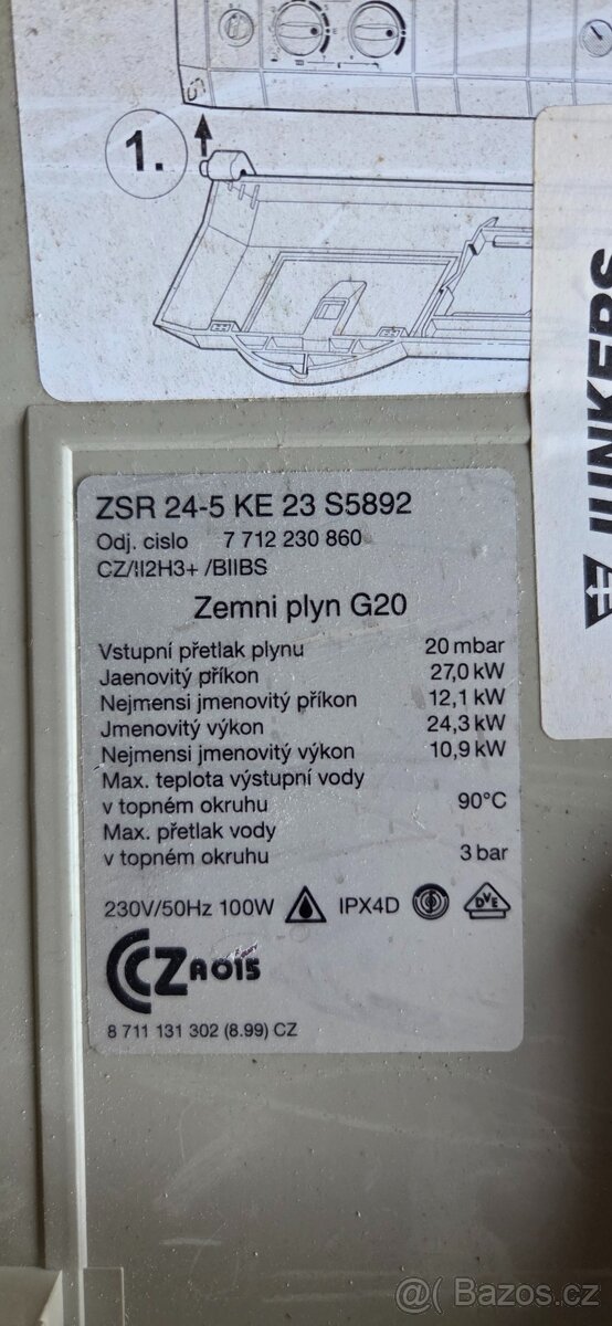 Junkers Cerastar Ceramini ZSR 24-5 KE 24 kW - 9