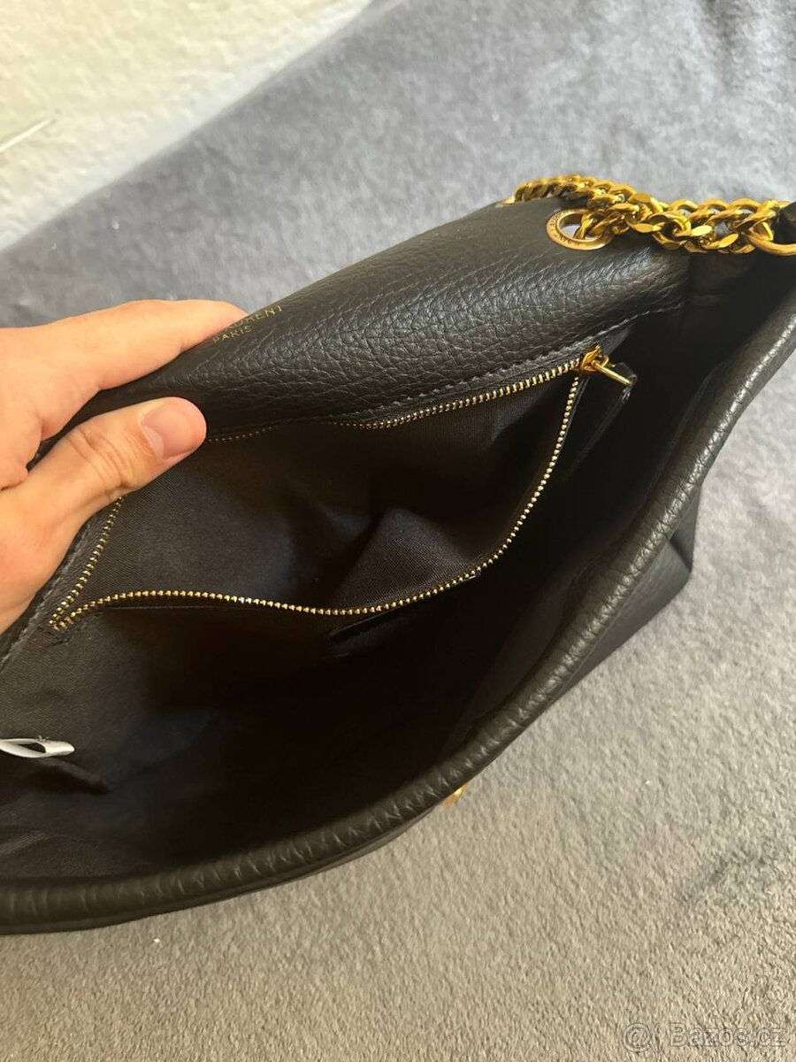 Kabelka na rameno YSL černá - 9