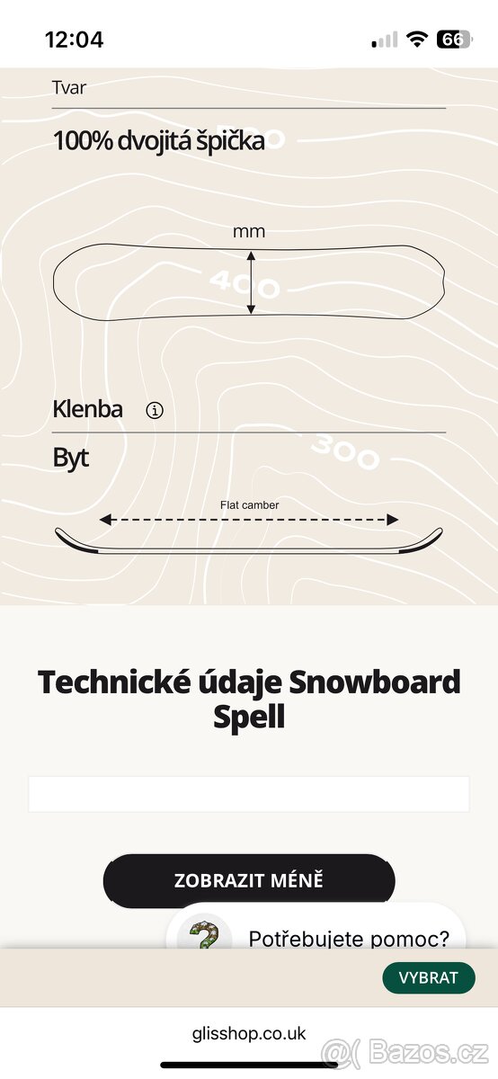 Nabízím dámskou parádou NITRO SPELL 151cm.+ vazání - 9