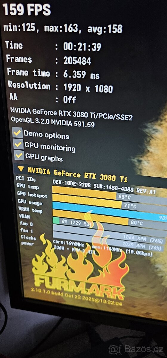 GIGABYTE GeForce RTX 3080 Ti GAMING OC 12G - 9