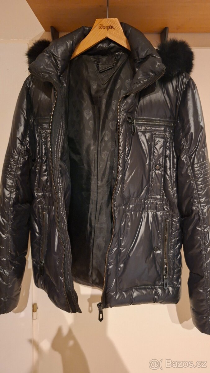 Bunda pánská, černá péřová - 9