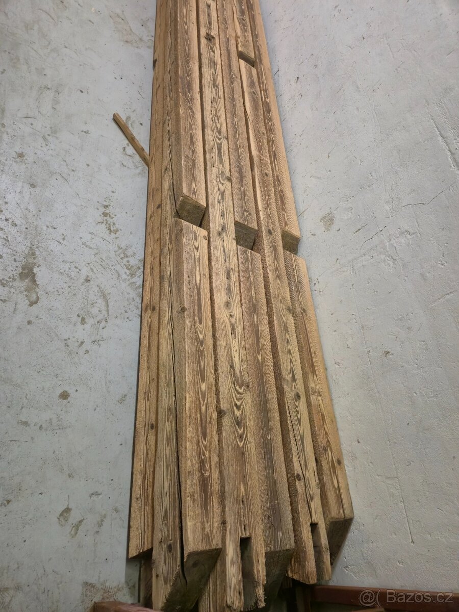 Staré kartačované trámy - 9
