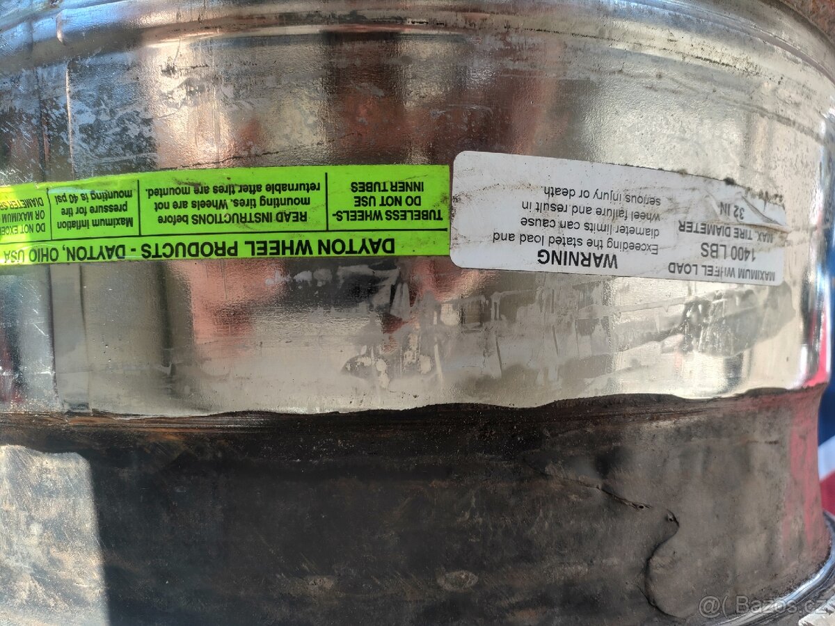 DAYTON Wire Wheels 16x8 originál US - 9