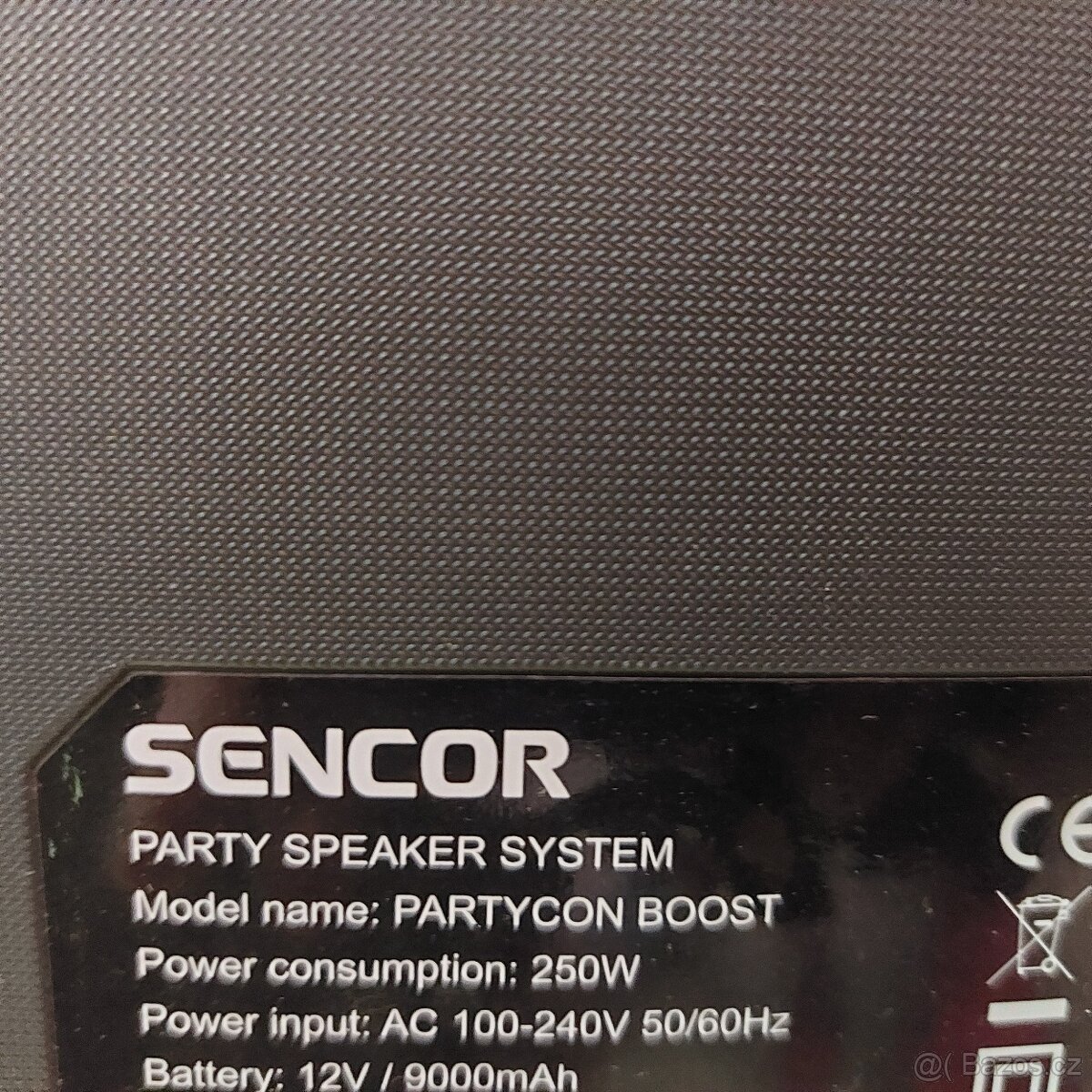 Reproduktor Sencor Partycon Boost, 250 W, mikrofon - 9