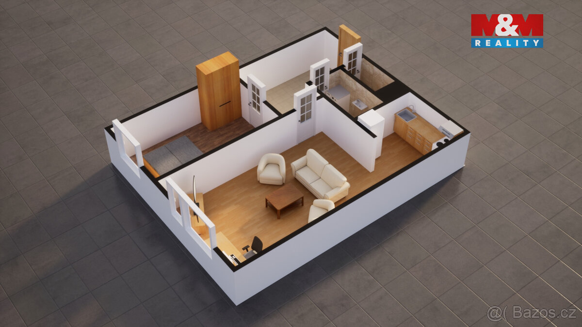 Prodej bytu 2+1, 45 m², Mladá Boleslav, ul. Jana Palacha - 9