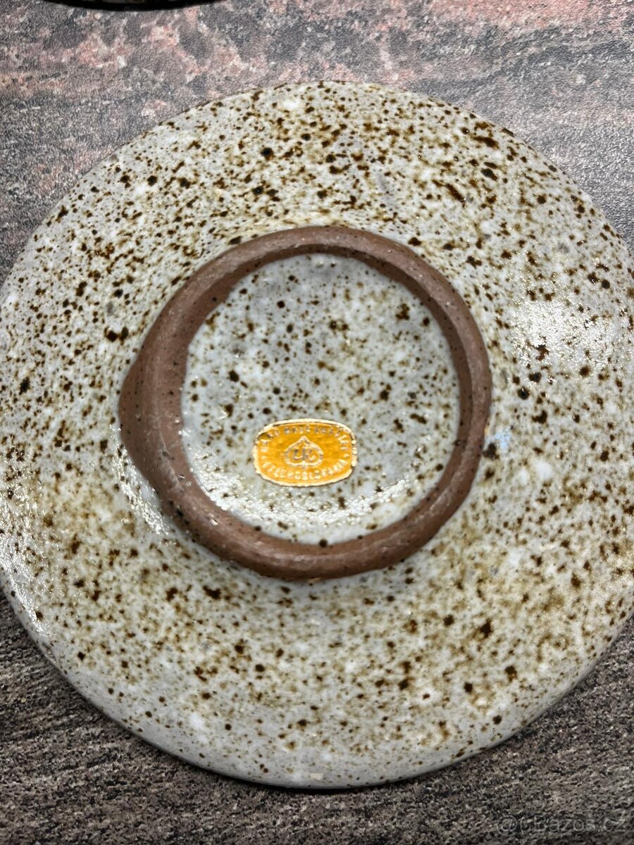 Keramické podšálky s hrníčky 4ks - 9