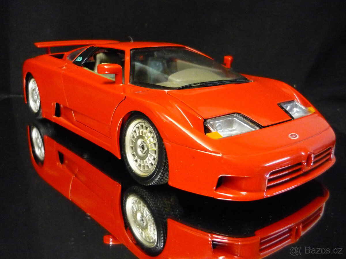 Bugatti EB110 červené Bburago 1/18 - 9