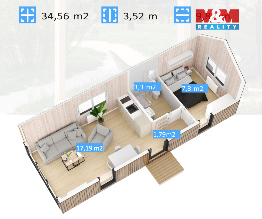 Prodej chaty na klíč, ve vámi vybrané lokalitě - 9