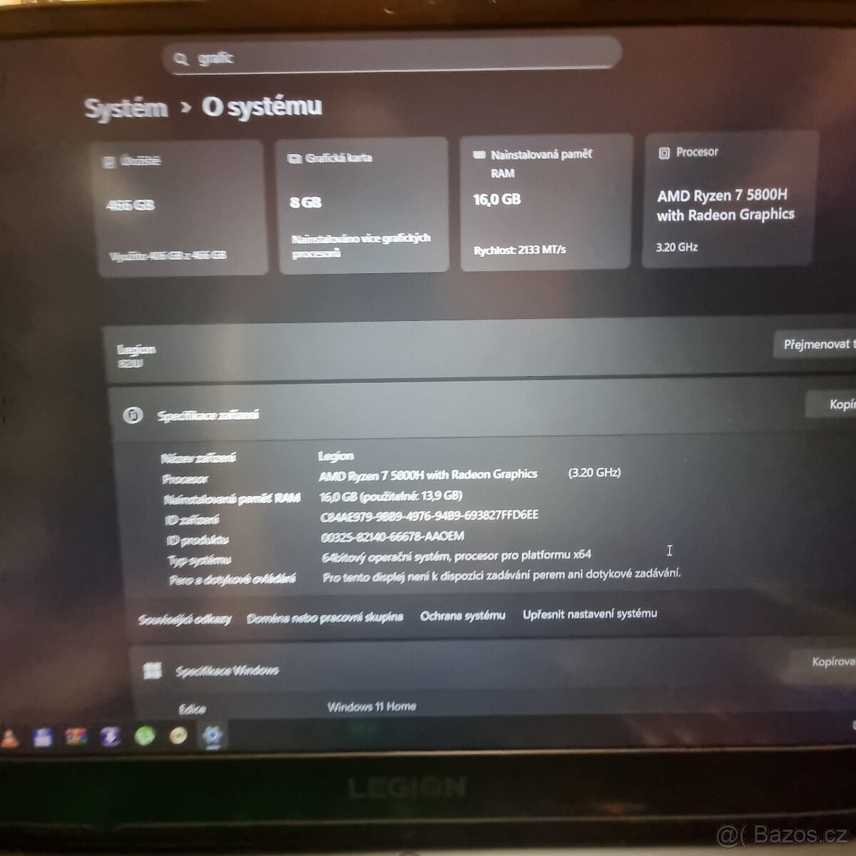 Lenovo Legion 5 15ACH6H - 9