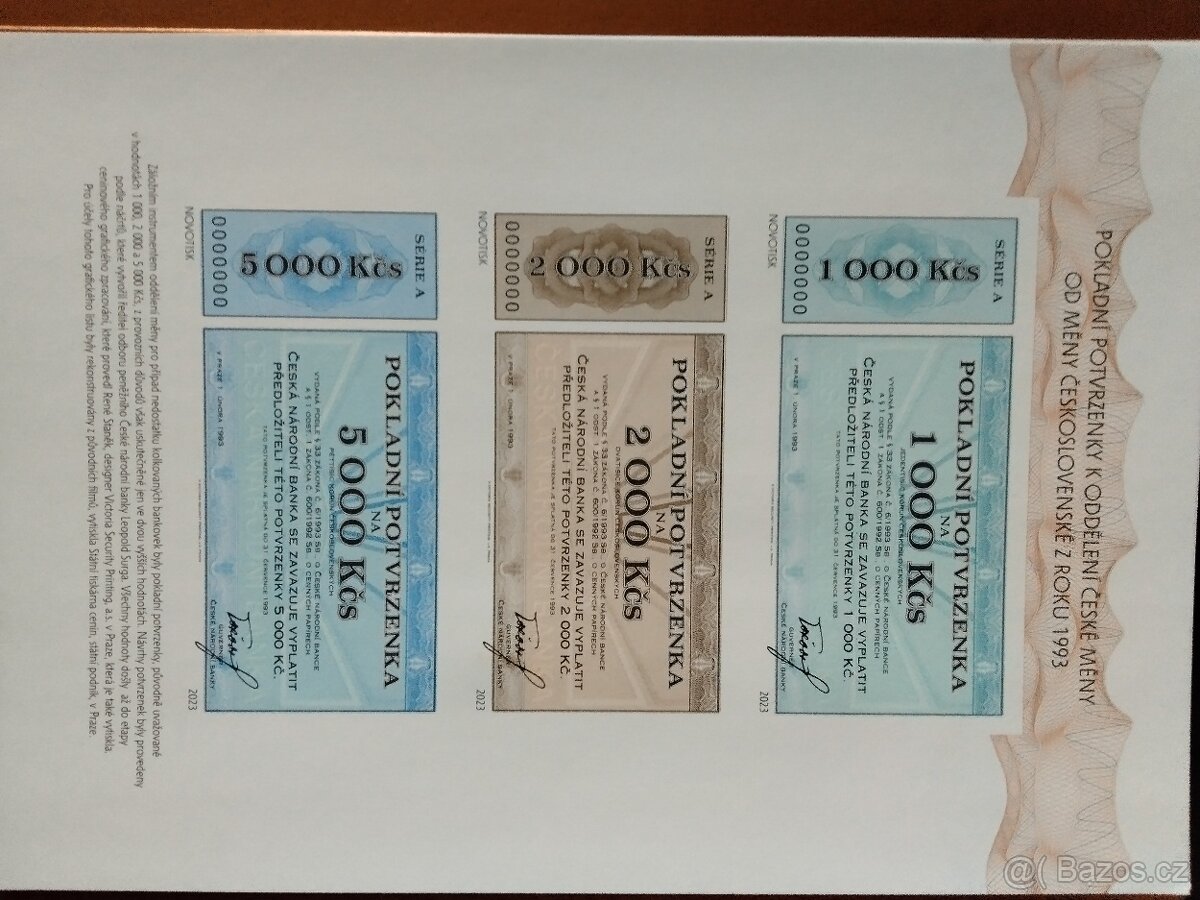Vice bankovek,UNC - 9