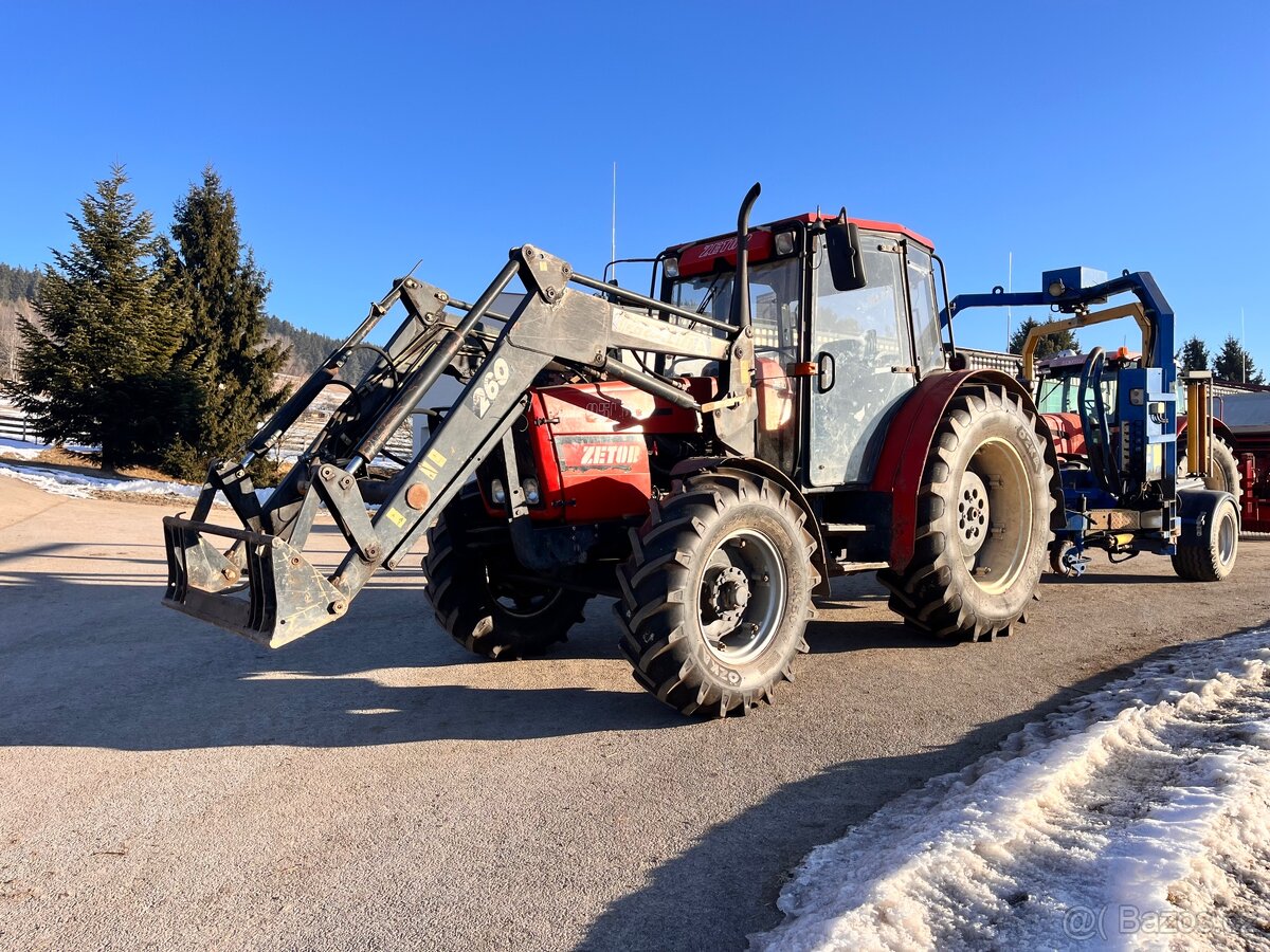 Zetor 9540 s celním nakladačem - 9