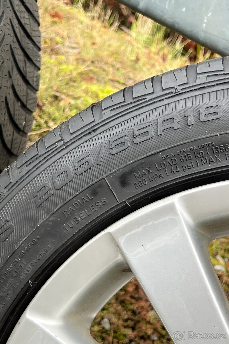 Alu kola VW 16" – originál 7Jx16 ET45, 5×112 - 9